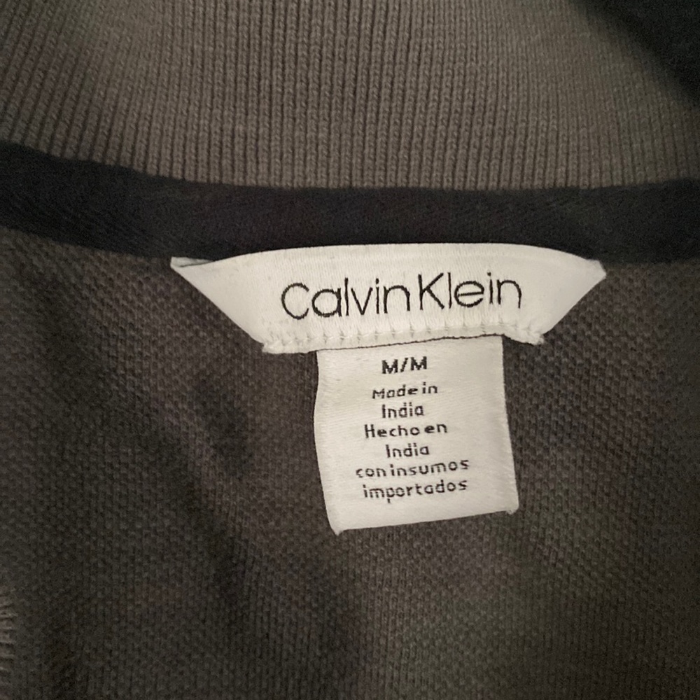 GUC Mens Calvin Klein Polo grey used only 1 time